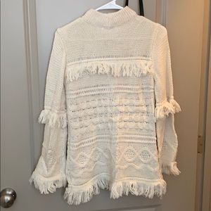 Fun fringe sweater